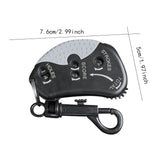 Maxbell Golf Stroke Counter Mini Golf Score Counter for Competition Golf Accessories Black Gray