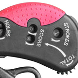 Maxbell Golf Stroke Counter Mini Golf Score Counter for Competition Golf Accessories Black Red