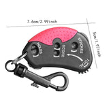 Maxbell Golf Stroke Counter Mini Golf Score Counter for Competition Golf Accessories Black Red