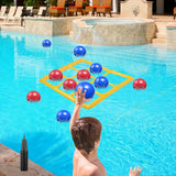 Maxbell Tic TAC Toe Game Pool Toy Gifts Pool Toys Games Set for Games Teens Training