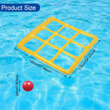 Maxbell Tic TAC Toe Game Pool Toy Gifts Pool Toys Games Set for Games Teens Training