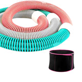 Maxbell Flexible Foldable Spring Fitness Hoop Shatterproof Sturdy Exercise Equipment