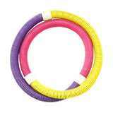 Maxbell Weighted Fitness Hoop Outdoor Entertainment Portable PVC Spring Hoop for Gym