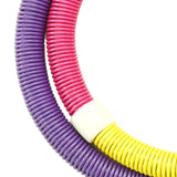 Maxbell Weighted Fitness Hoop Outdoor Entertainment Portable PVC Spring Hoop for Gym