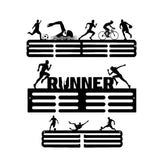 Maxbell Medal Hanger for Sports Race Runner Gymnastics Plaques Awards Ribbon Display 30x11.9cm