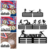 Maxbell Medal Hanger for Sports Race Runner Gymnastics Plaques Awards Ribbon Display 30x11.9cm