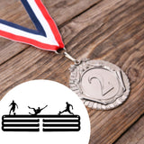 Maxbell Medal Hanger for Sports Race Runner Gymnastics Plaques Awards Ribbon Display 30x11.9cm