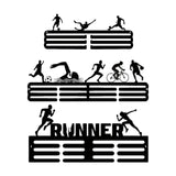 Maxbell Medal Hanger for Sports Race Runner Gymnastics Plaques Awards Ribbon Display 30x11.9cm