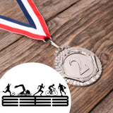 Maxbell Medal Hanger for Sports Race Runner Gymnastics Plaques Awards Ribbon Display 40x15cm
