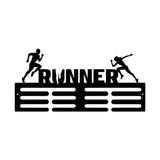 Maxbell Medal Hanger for Sports Race Runner Gymnastics Plaques Awards Ribbon Display 40x19.5cm