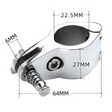 Maxbell Top Hinged Jaw Slide Practical Accessory 316 Stainless Steel Marine Fittings 22mm