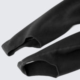 Maxbell Thermal Underwear Comfortable with Foot Strap Keep Warm Front Zip Base Layer XXL