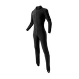 Maxbell Thermal Underwear Comfortable with Foot Strap Keep Warm Front Zip Base Layer XXXL