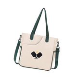 Maxbell Pickleball Tote Bag Outdoor Sports Bag Multifunction Table Tennis Bag Beige