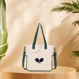 Maxbell Pickleball Tote Bag Outdoor Sports Bag Multifunction Table Tennis Bag Beige