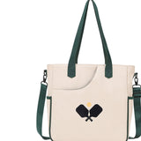 Maxbell Pickleball Tote Bag Outdoor Sports Bag Multifunction Table Tennis Bag Beige