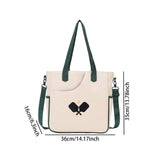 Maxbell Pickleball Tote Bag Outdoor Sports Bag Multifunction Table Tennis Bag Beige