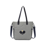 Maxbell Pickleball Tote Bag Outdoor Sports Bag Multifunction Table Tennis Bag Gray