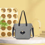 Maxbell Pickleball Tote Bag Outdoor Sports Bag Multifunction Table Tennis Bag Gray