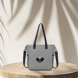 Maxbell Pickleball Tote Bag Outdoor Sports Bag Multifunction Table Tennis Bag Gray