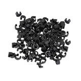 Maxbell 500Pcs Bike C Clip Clamps Easy Installation Stable Mountain Bike Line Clamps