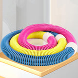 Maxbell Weighted Hoop PVC Abdominal Toner Portable Fitness Rings for Adults Gym Home