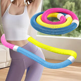 Maxbell Weighted Hoop PVC Abdominal Toner Portable Fitness Rings for Adults Gym Home