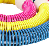 Maxbell Weighted Hoop PVC Abdominal Toner Portable Fitness Rings for Adults Gym Home
