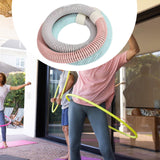 Maxbell Weighted Fitness Hoop Portable Training Foldable Spring Hoop for Kids Travel