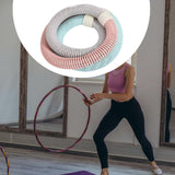 Maxbell Weighted Fitness Hoop Portable Training Foldable Spring Hoop for Kids Travel