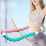 Maxbell Weighted Fitness Hoop Portable Training Foldable Spring Hoop for Kids Travel