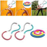 Maxbell Weighted Fitness Hoop Indoor Outdoor Exercise Hoop for Kids Adults Men Women 1.4kg Pink Green Gray