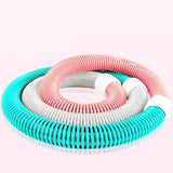 Maxbell Weighted Fitness Hoop Indoor Outdoor Exercise Hoop for Kids Adults Men Women 1.4kg Pink Green Gray