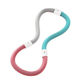 Maxbell Weighted Fitness Hoop Indoor Outdoor Exercise Hoop for Kids Adults Men Women 1.6kg Pink Green Gray