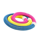 Maxbell Weighted Fitness Hoop Indoor Outdoor Exercise Hoop for Kids Adults Men Women 1.6kg Pink Blue Yellow