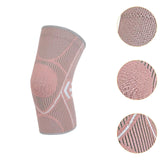 Maxbell Knee Sleeve Protector Ultralight Protective Gear for Baseball Hiking Cycling Pink