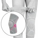 Maxbell Knee Sleeve Protector Ultralight Protective Gear for Baseball Hiking Cycling Gray