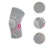 Maxbell Knee Sleeve Protector Ultralight Protective Gear for Baseball Hiking Cycling Gray