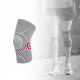 Maxbell Knee Sleeve Protector Ultralight Protective Gear for Baseball Hiking Cycling Gray