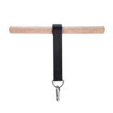 Maxbell Wooden Wrist and Forearm Blaster Weight Plates Holder Adults Strength Roller
