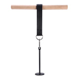Maxbell Wooden Wrist and Forearm Blaster Weight Plates Holder Adults Strength Roller
