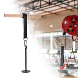 Maxbell Wooden Wrist and Forearm Blaster Weight Plates Holder Adults Strength Roller