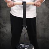 Maxbell Wooden Wrist and Forearm Blaster Weight Plates Holder Adults Strength Roller