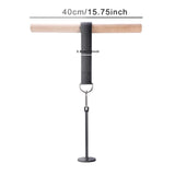 Maxbell Wooden Wrist and Forearm Blaster Weight Plates Holder Adults Strength Roller