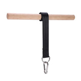 Maxbell Wooden Wrist and Forearm Blaster Weight Plates Holder Adults Strength Roller