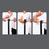 Maxbell Wooden Wrist and Forearm Blaster Weight Plates Holder Adults Strength Roller