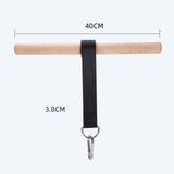 Maxbell Wrist Roller Forearm Blaster Wooden Sports Portable Adults Wrist Arm Blaster