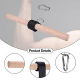 Maxbell Wrist Roller Forearm Blaster Wooden Sports Portable Adults Wrist Arm Blaster