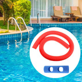 Maxbell Pool Noodle Portable Outdoor Water Game Toy Multipurpose Swim Buoyancy Stick Red Blue