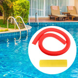 Maxbell Pool Noodle Portable Outdoor Water Game Toy Multipurpose Swim Buoyancy Stick Red Yellow